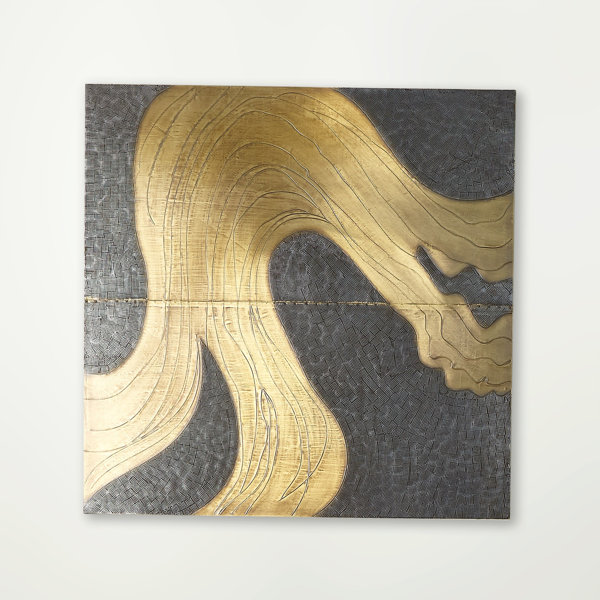 Global Views Currents Wall Panel-Brass/Bronze-B | Perigold